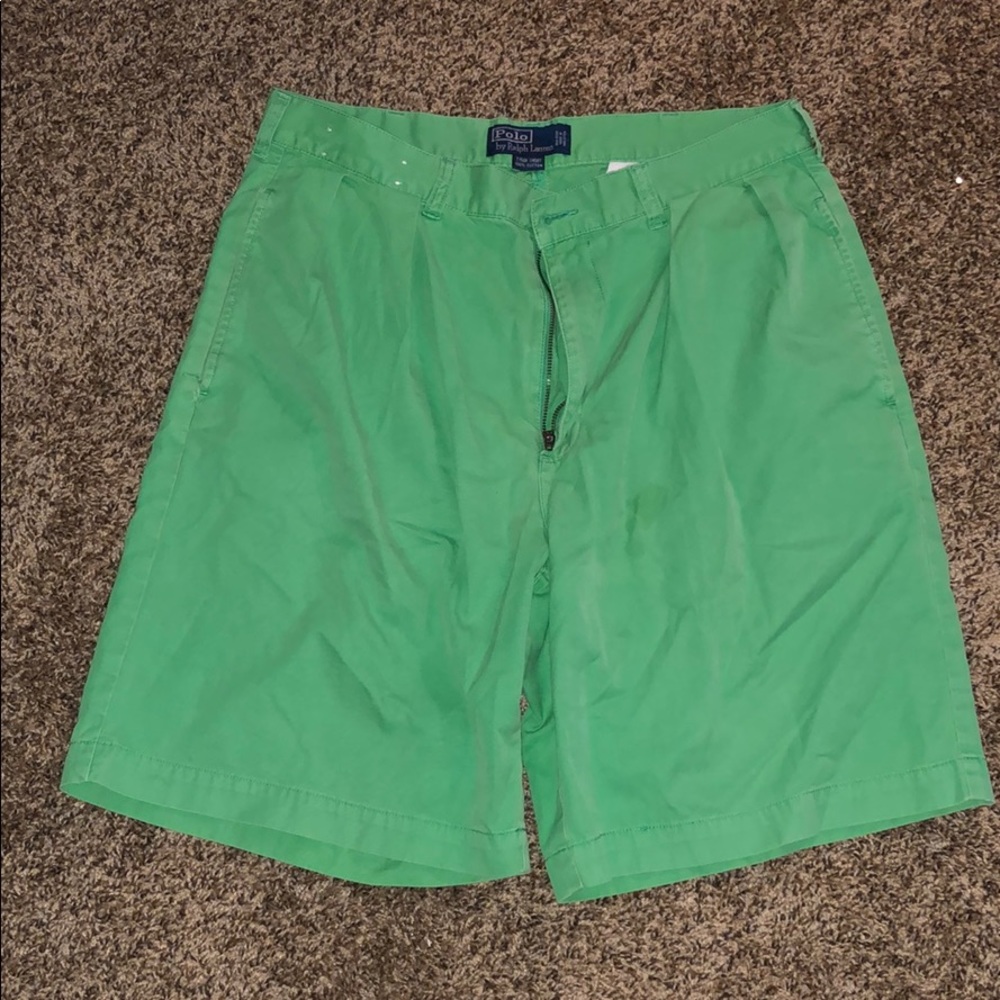 Men’s green polo Ralph Lauren shorts